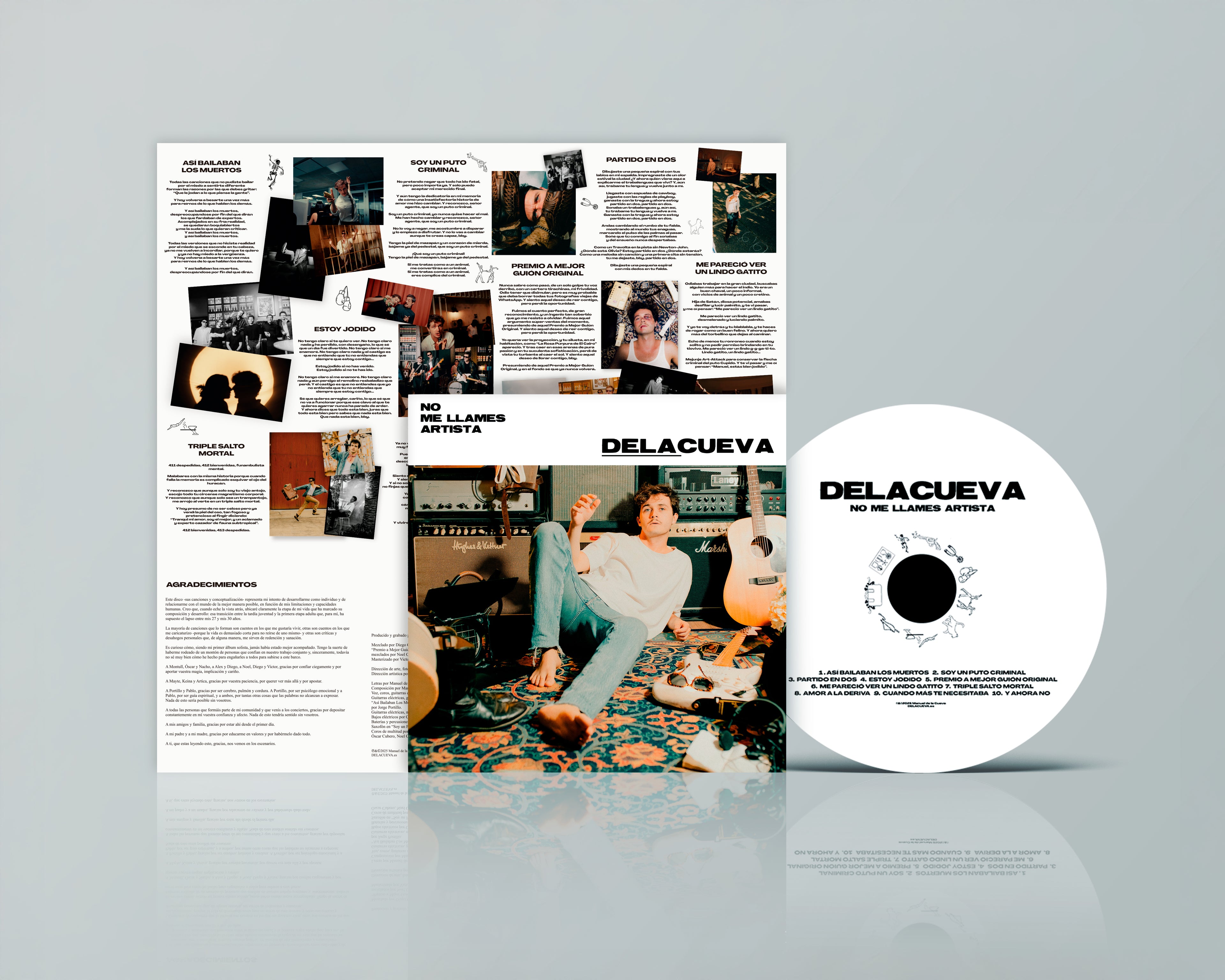 CD DELACUEVA "NO ME LLAMES ARTISTA"